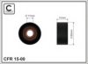 CAFFARO 15-00 Deflection/Guide Pulley, v-ribbed belt